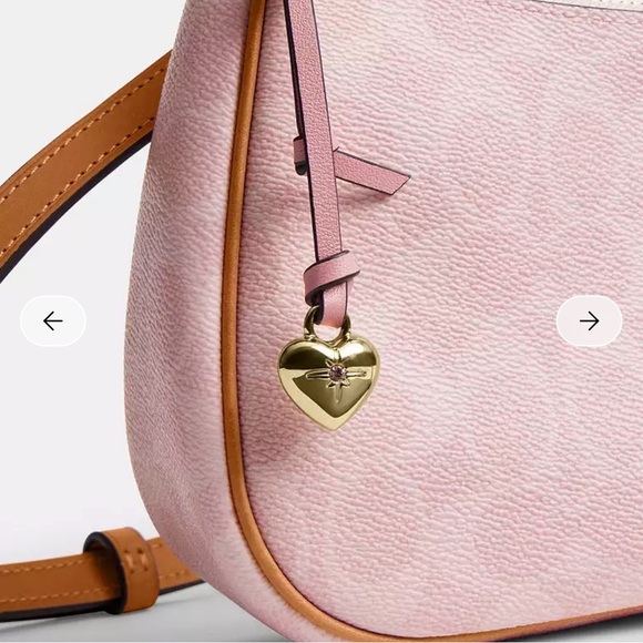 Coach Petal Pink Teri Shoulder Bag - Picture 6 of 7